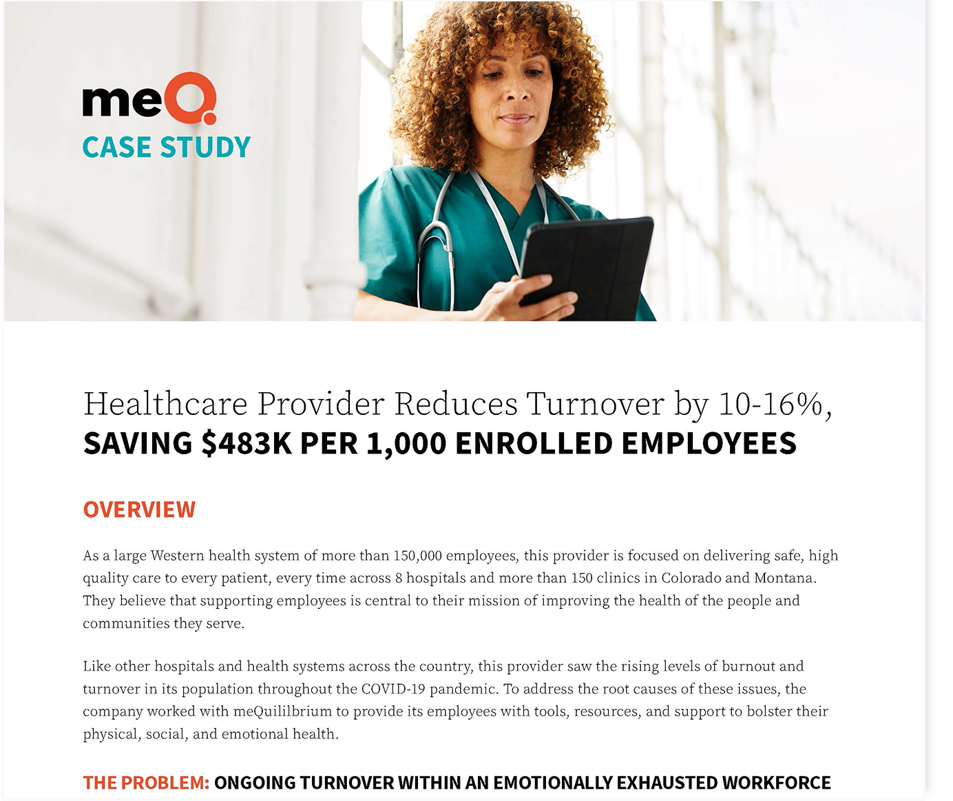 Reducing Turnover by Up to 16% for Healthcare Provider