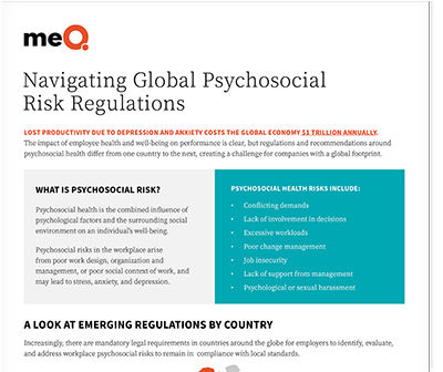 Navigating Global Psychosocial Risk Regulations