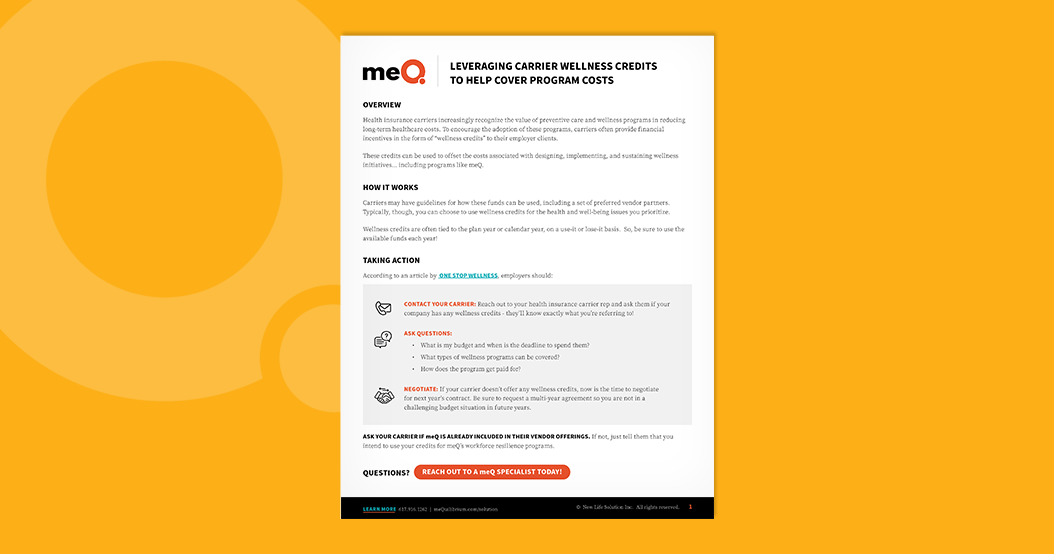 Expand Your Wellbeing Program with Wellness Credits